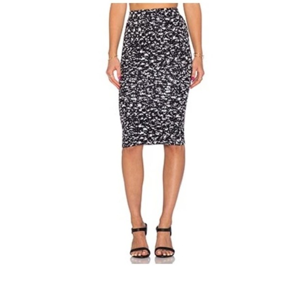 REVOLVE Dresses & Skirts - Revolve x De Lacy Los Angeles Alice Midi Skirt Navy & White Size Medium